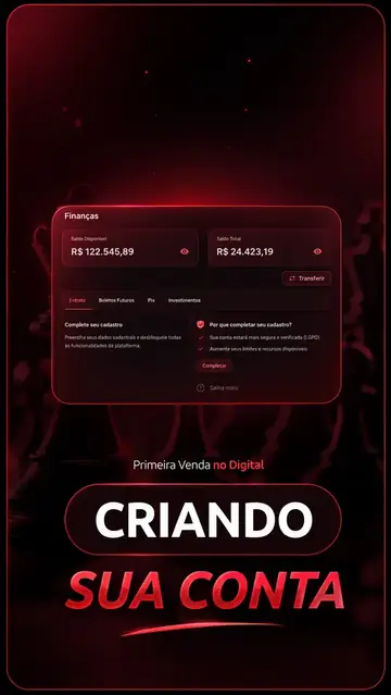 Criando Sua Conta